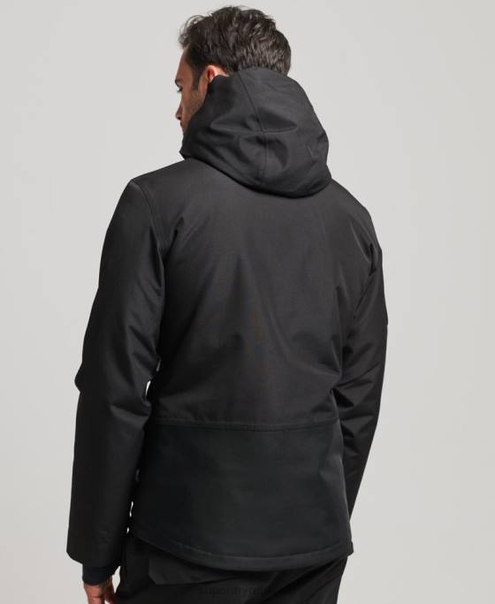 Superdry jachetă de salvare supremă îmbrăcăminte negru bărbați JX0Z6403
