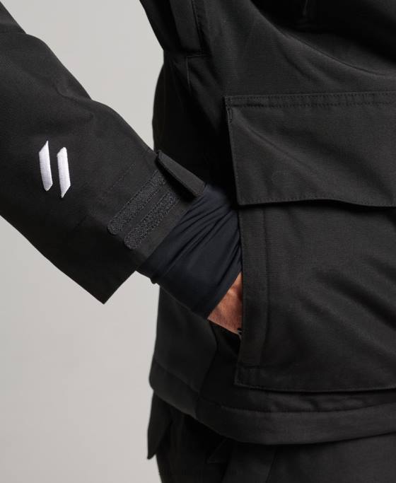 Superdry jachetă de salvare supremă îmbrăcăminte negru bărbați JX0Z6403