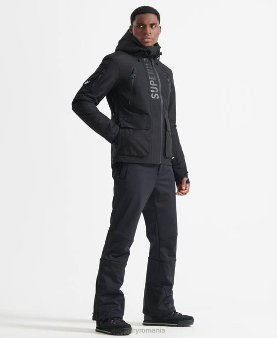 Superdry jachetă de salvare supremă îmbrăcăminte negru bărbați JX0Z6459