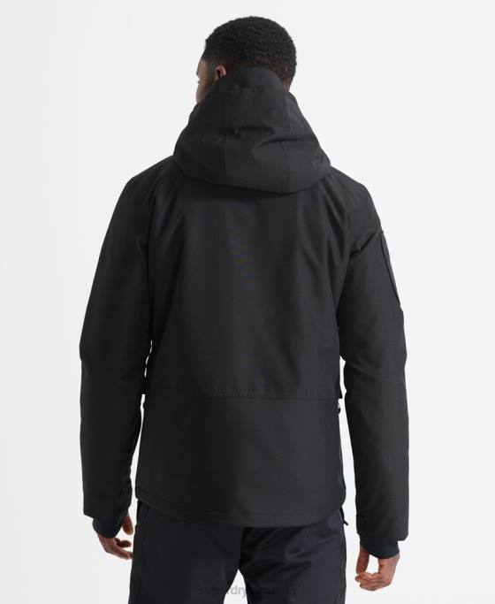 Superdry jachetă de salvare supremă îmbrăcăminte negru bărbați JX0Z6459