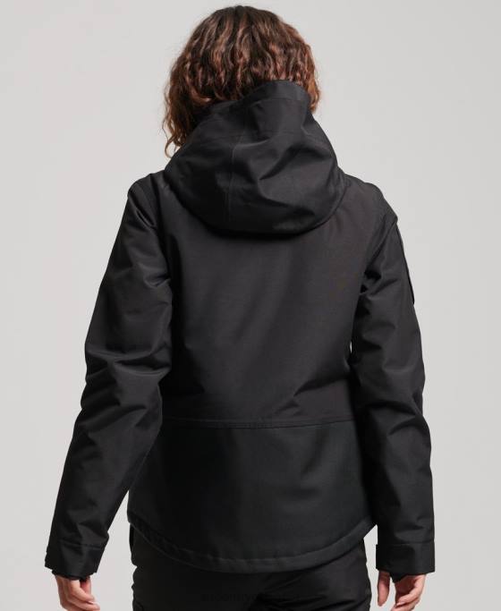 Superdry jachetă de salvare supremă îmbrăcăminte negru femei JX0Z6541