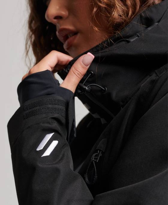 Superdry jachetă de salvare supremă îmbrăcăminte negru femei JX0Z6541