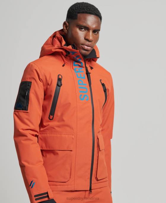 Superdry jachetă de salvare supremă îmbrăcăminte portocale bărbați JX0Z1377