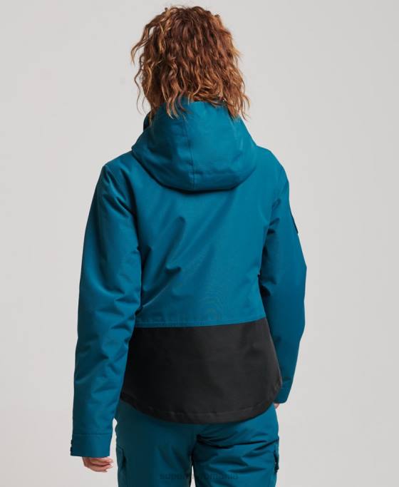 Superdry jachetă de salvare supremă îmbrăcăminte turcoaz femei JX0Z6549