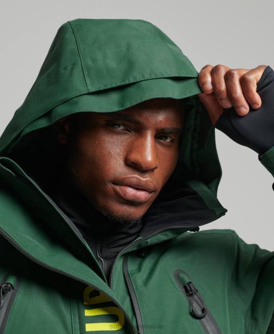 Superdry jachetă de salvare supremă îmbrăcăminte verde bărbați JX0Z1379