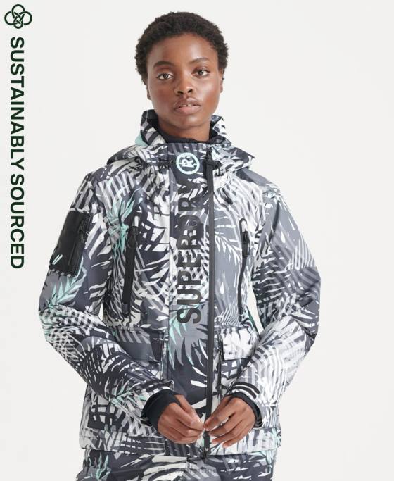 Superdry jachetă de salvare supremă îmbrăcăminte verde femei JX0Z5528