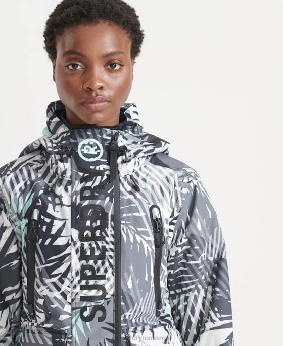Superdry jachetă de salvare supremă îmbrăcăminte verde femei JX0Z5528