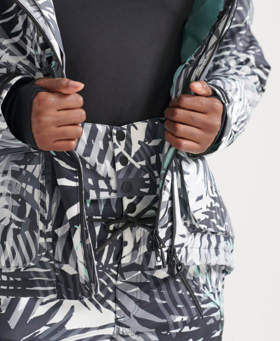 Superdry jachetă de salvare supremă îmbrăcăminte verde femei JX0Z5528