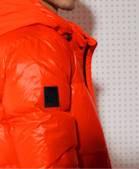 Superdry jachetă de salvare în jos de munte îmbrăcăminte portocale bărbați JX0Z4601