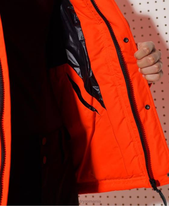 Superdry jachetă de salvare în jos de munte îmbrăcăminte portocale bărbați JX0Z4601