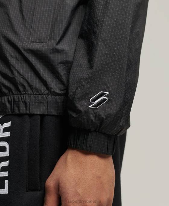 Superdry jachetă de sport code essential îmbrăcăminte negru bărbați JX0Z4638