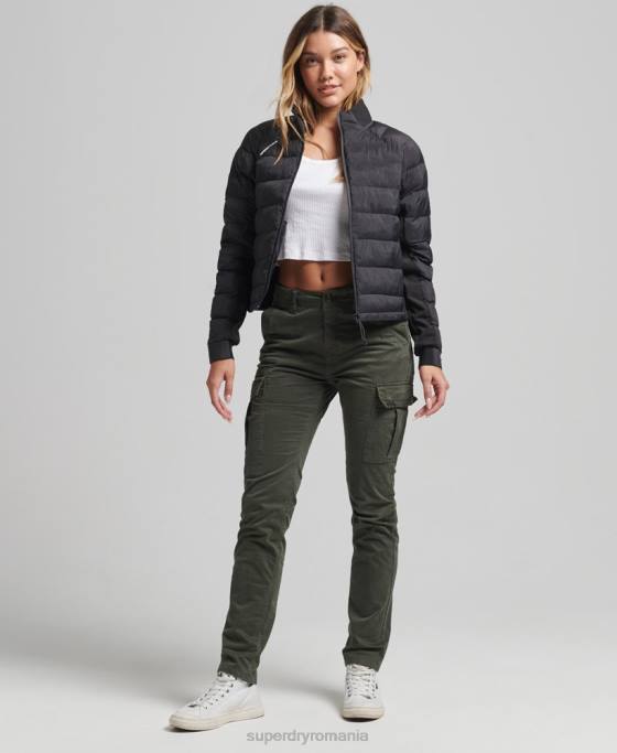 Superdry jachetă de sport tech hibrid îmbrăcăminte negru femei JX0Z5650