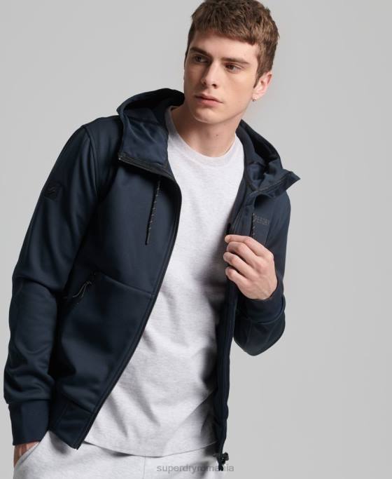 Superdry jachetă de sport tech soft shell îmbrăcăminte marina bărbați JX0Z4705
