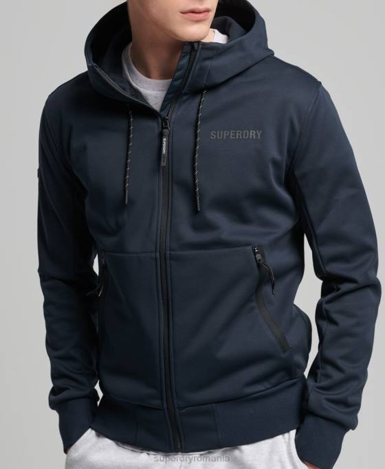 Superdry jachetă de sport tech soft shell îmbrăcăminte marina bărbați JX0Z4705
