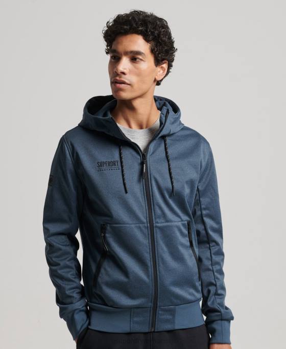 Superdry jachetă de sport tech soft shell îmbrăcăminte marina bărbați JX0Z4777