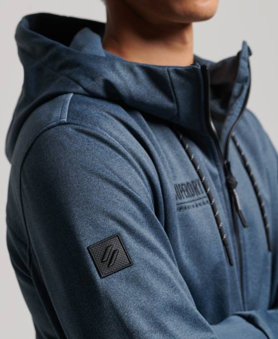 Superdry jachetă de sport tech soft shell îmbrăcăminte marina bărbați JX0Z4777