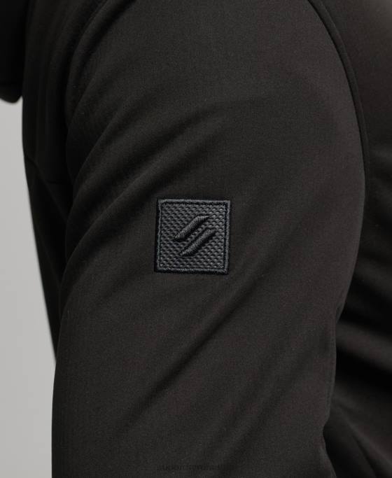 Superdry jachetă de sport tech soft shell îmbrăcăminte negru bărbați JX0Z1112