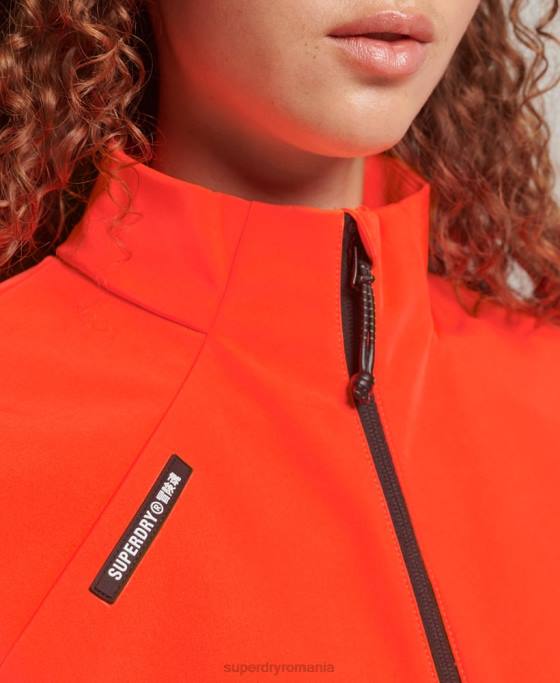 Superdry jachetă de sport tech softshell îmbrăcăminte coral femei JX0Z3703