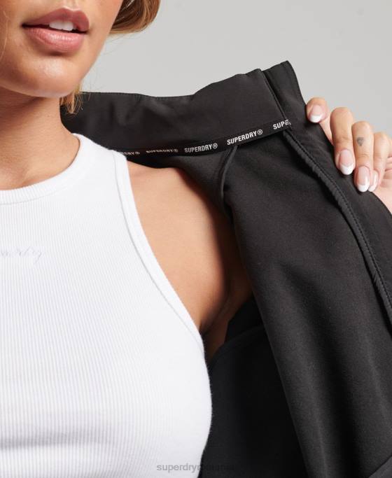 Superdry jachetă de sport tech softshell îmbrăcăminte negru femei JX0Z5426