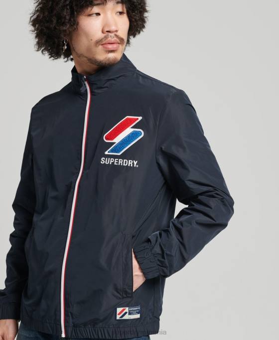 Superdry jachetă de sport îmbrăcăminte marina bărbați JX0Z1153