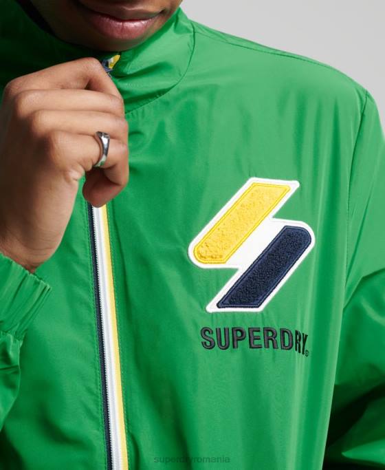 Superdry jachetă de sport îmbrăcăminte verde bărbați JX0Z4616