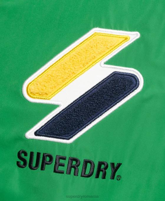 Superdry jachetă de sport îmbrăcăminte verde bărbați JX0Z4616