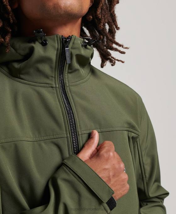 Superdry jachetă de trekker îmbrăcăminte kaki bărbați JX0Z1063