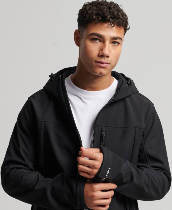 Superdry jachetă de trekker îmbrăcăminte negru bărbați JX0Z910