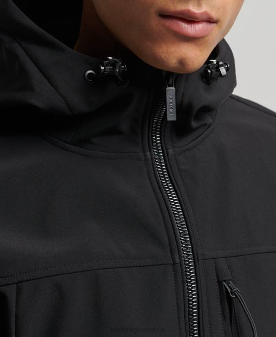 Superdry jachetă de trekker îmbrăcăminte negru bărbați JX0Z910