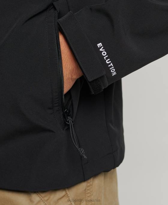 Superdry jachetă de trekker îmbrăcăminte negru bărbați JX0Z910
