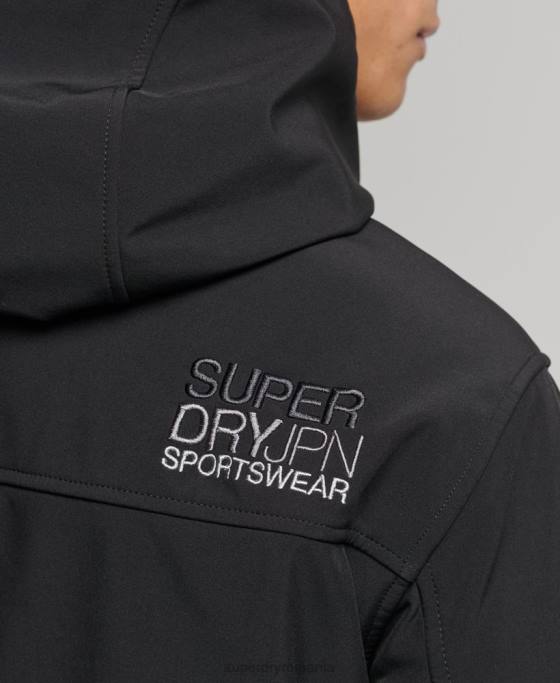 Superdry jachetă de trekker îmbrăcăminte negru bărbați JX0Z910