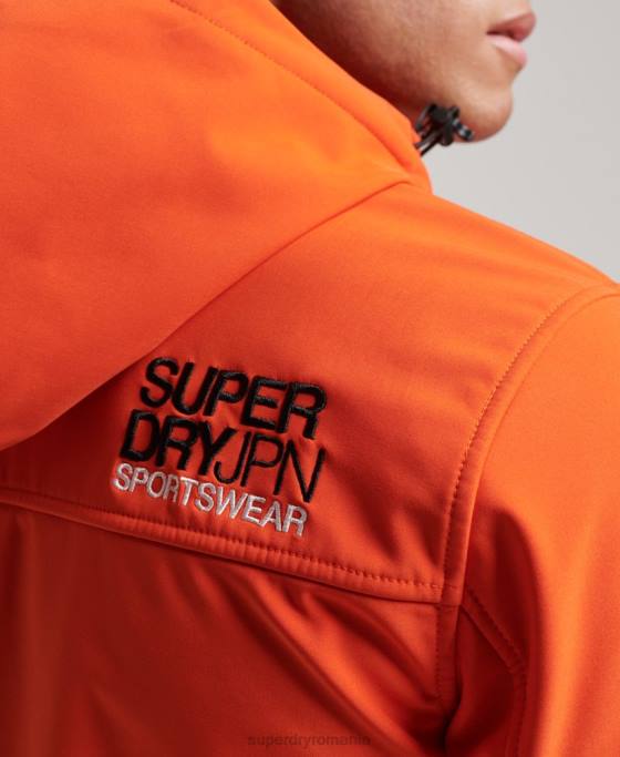 Superdry jachetă de trekker îmbrăcăminte portocale bărbați JX0Z936