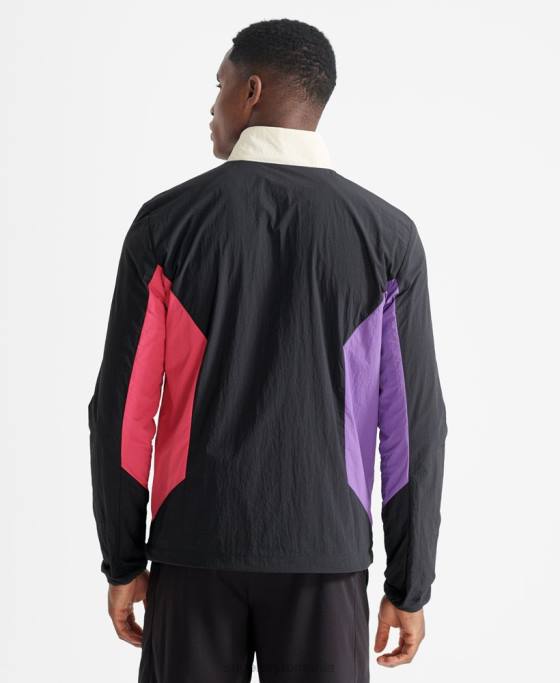 Superdry jachetă de trenă îmbrăcăminte negru bărbați JX0Z4620