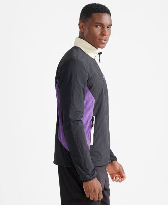 Superdry jachetă de trenă îmbrăcăminte negru bărbați JX0Z4620