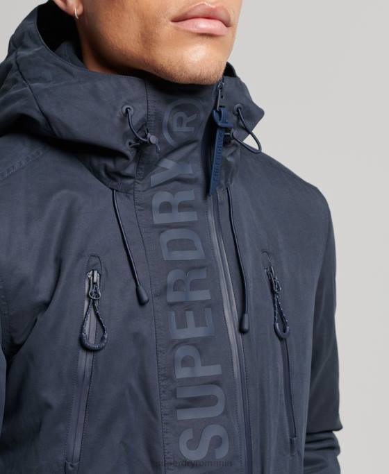 Superdry jachetă de vânt sd din microfibră finală îmbrăcăminte marina bărbați JX0Z952