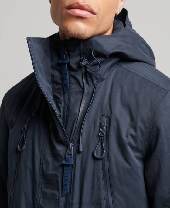 Superdry jachetă de vânt sd din microfibră finală îmbrăcăminte marina bărbați JX0Z952