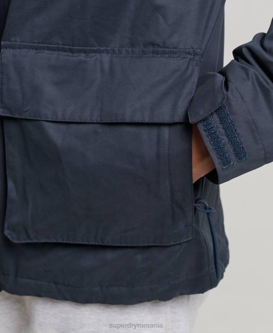 Superdry jachetă de vânt sd din microfibră finală îmbrăcăminte marina bărbați JX0Z952