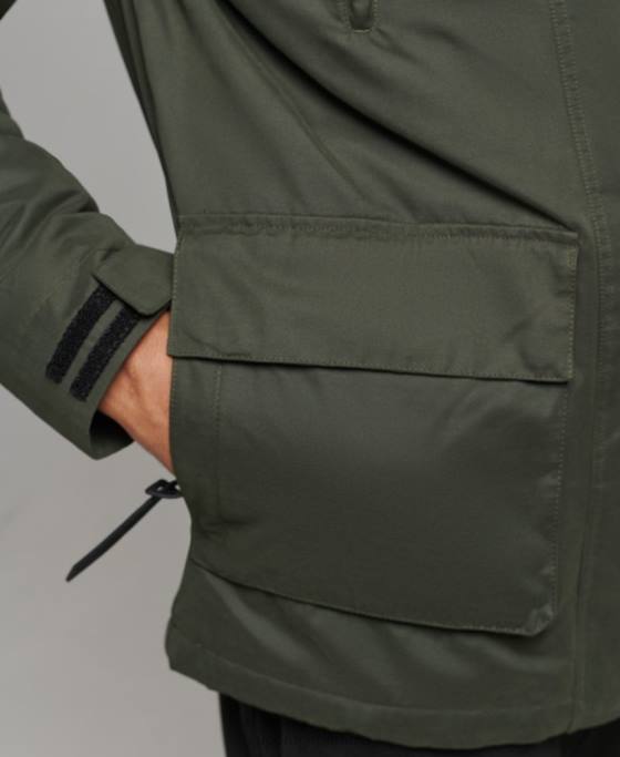 Superdry jachetă de vânt sd din microfibră finală îmbrăcăminte verde bărbați JX0Z1094