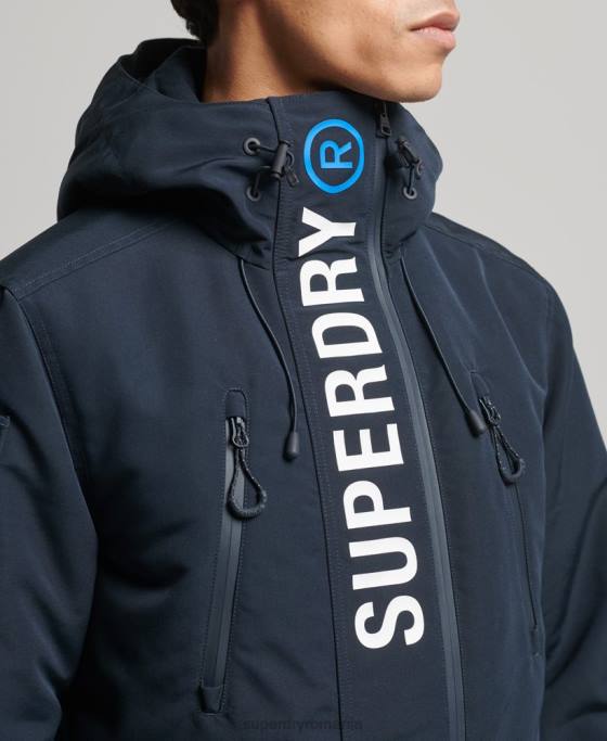 Superdry jachetă de vânt ultimate SD îmbrăcăminte marina bărbați JX0Z1078