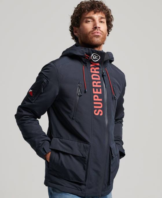 Superdry jachetă de vânt ultimate SD îmbrăcăminte marina bărbați JX0Z1101