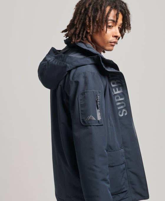Superdry jachetă de vânt ultimate SD îmbrăcăminte marina bărbați JX0Z4444
