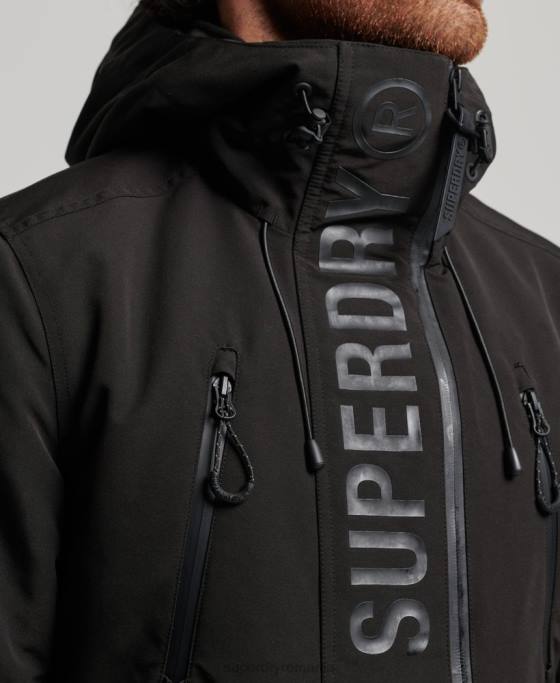 Superdry jachetă de vânt ultimate SD îmbrăcăminte negru bărbați JX0Z1119