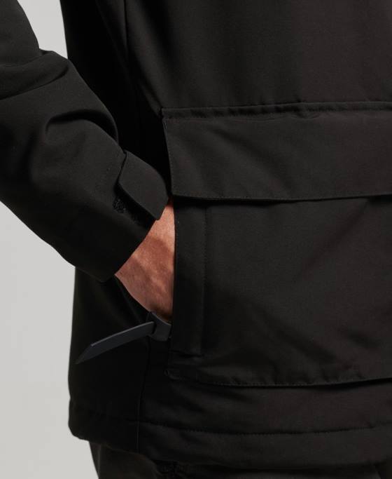 Superdry jachetă de vânt ultimate SD îmbrăcăminte negru bărbați JX0Z1119