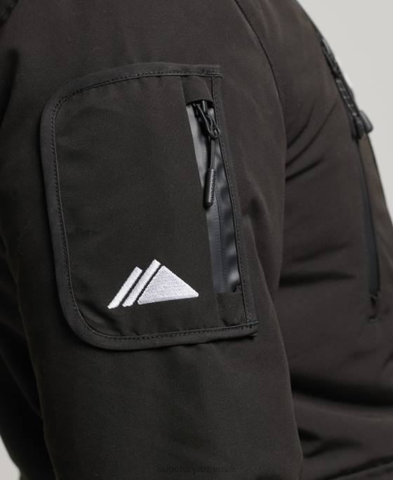 Superdry jachetă de vânt ultimate SD îmbrăcăminte negru bărbați JX0Z1187