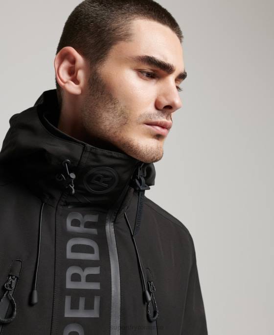 Superdry jachetă de vânt ultimate SD îmbrăcăminte negru bărbați JX0Z919