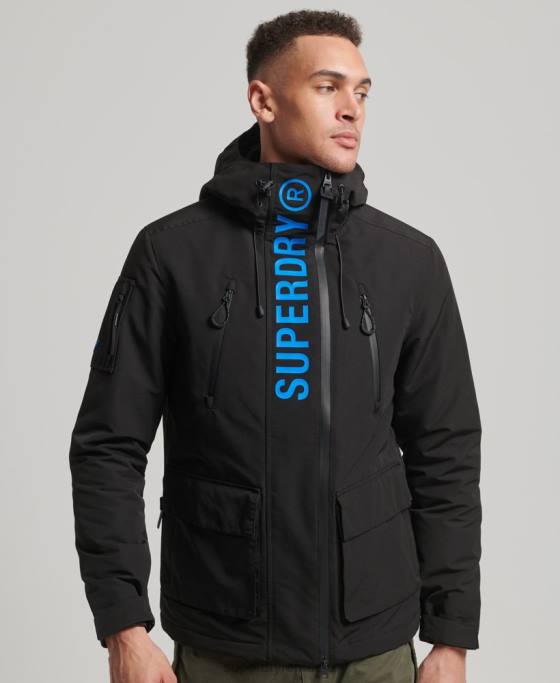 Superdry jachetă de vânt ultimate SD îmbrăcăminte negru bărbați JX0Z922