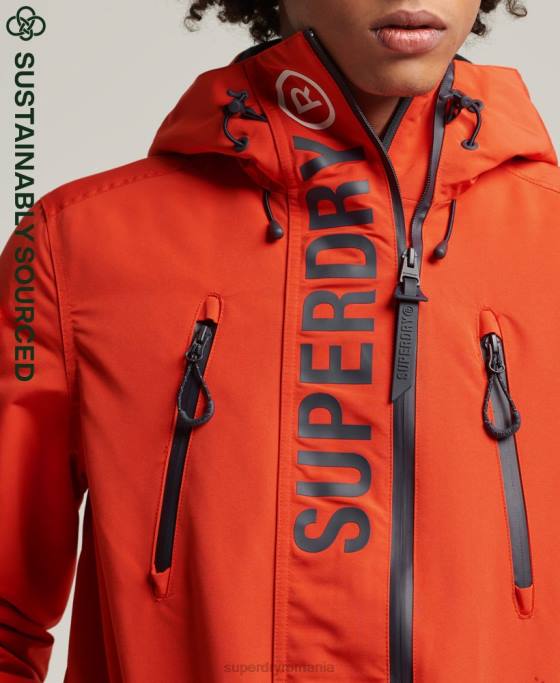Superdry jachetă de vânt ultimate SD îmbrăcăminte portocale bărbați JX0Z1091