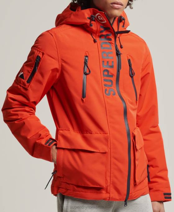 Superdry jachetă de vânt ultimate SD îmbrăcăminte portocale bărbați JX0Z1091