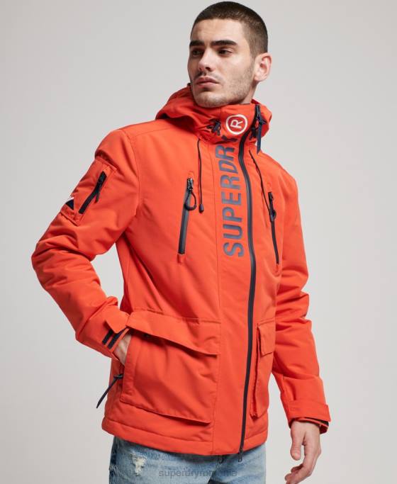 Superdry jachetă de vânt ultimate SD îmbrăcăminte portocale bărbați JX0Z998