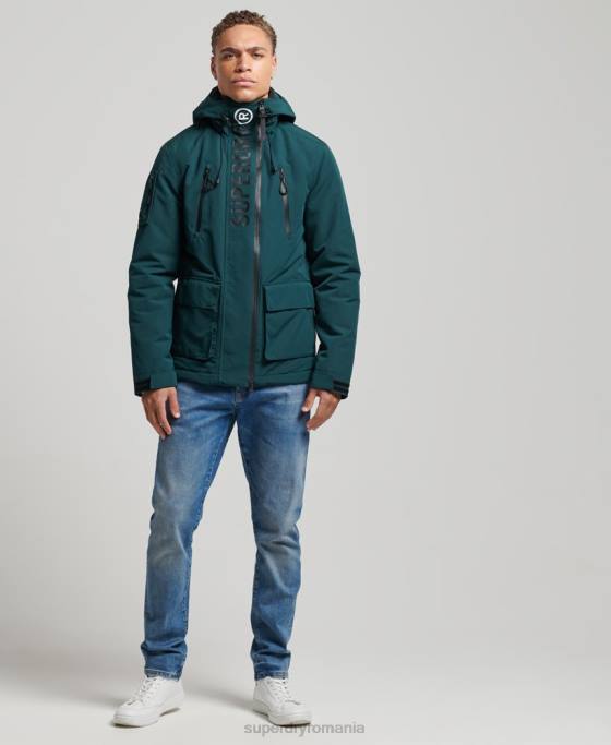 Superdry jachetă de vânt ultimate SD îmbrăcăminte verde bărbați JX0Z1152